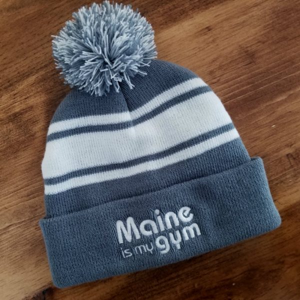 maine is my gym winter hat